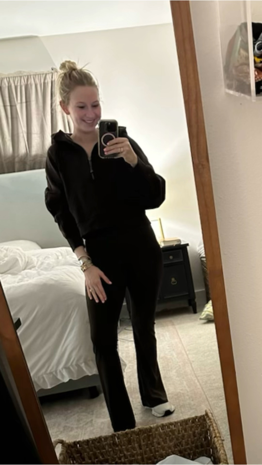 Hotworx outfit of the day! I don’t know about you, but a good gym fit instantly makes my workout more fun! I love a good fit! These colors are perfect for the tone on tone look! 

Also wearing the lululemon assymetrical ribbed shine sports bra! I am obsessed with these lulu sports bra! 

#LTKGiftGuide #LTKMostLoved #LTKfitness