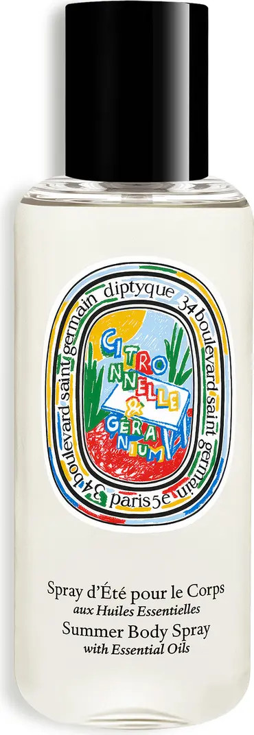 Diptyque Citronnelle & Geranium Body Spray with Essential Oils | Nordstrom | Nordstrom