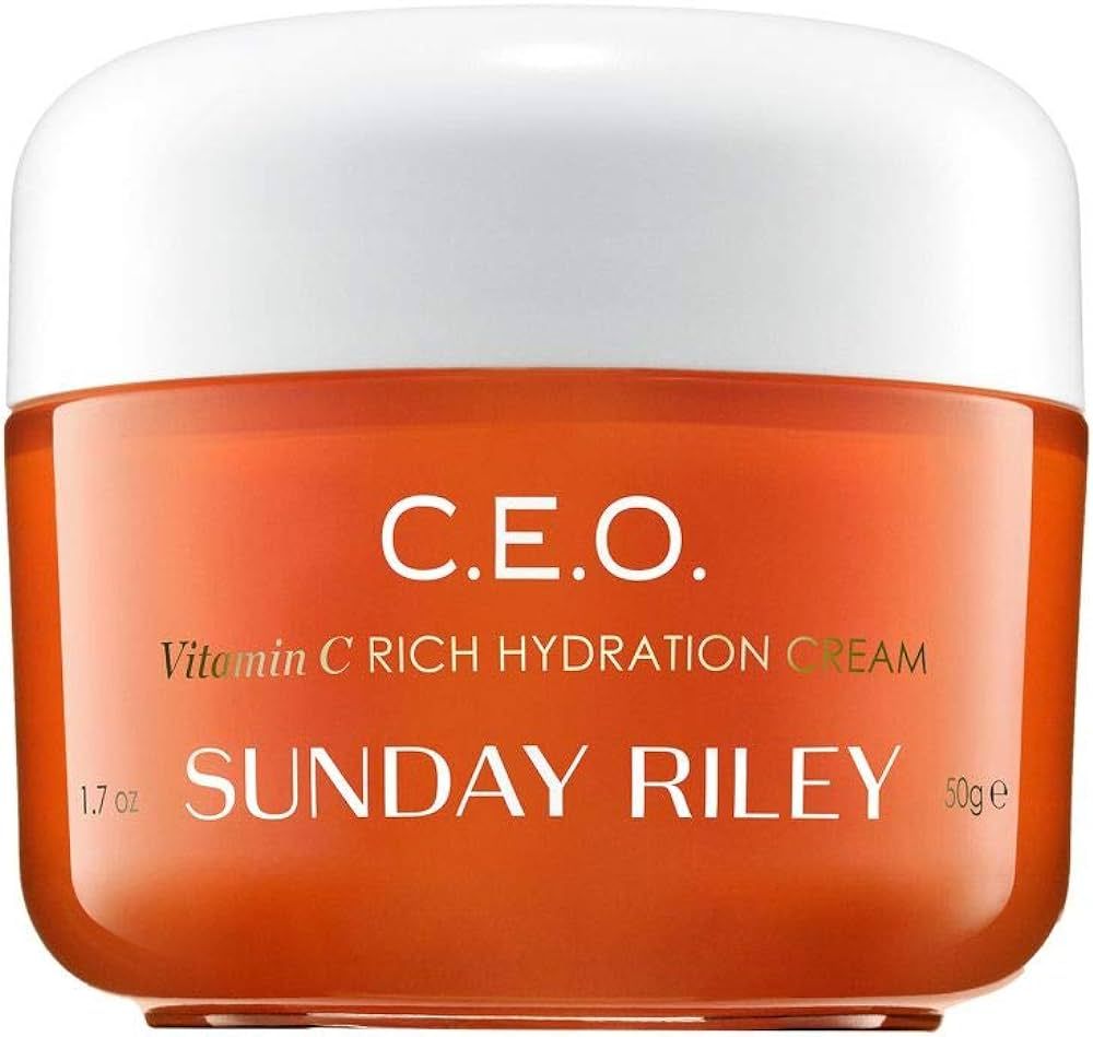 Sunday Riley C.E.O. Vitamin C Rich Hydration Cream Face Moisturizer | Amazon (US)