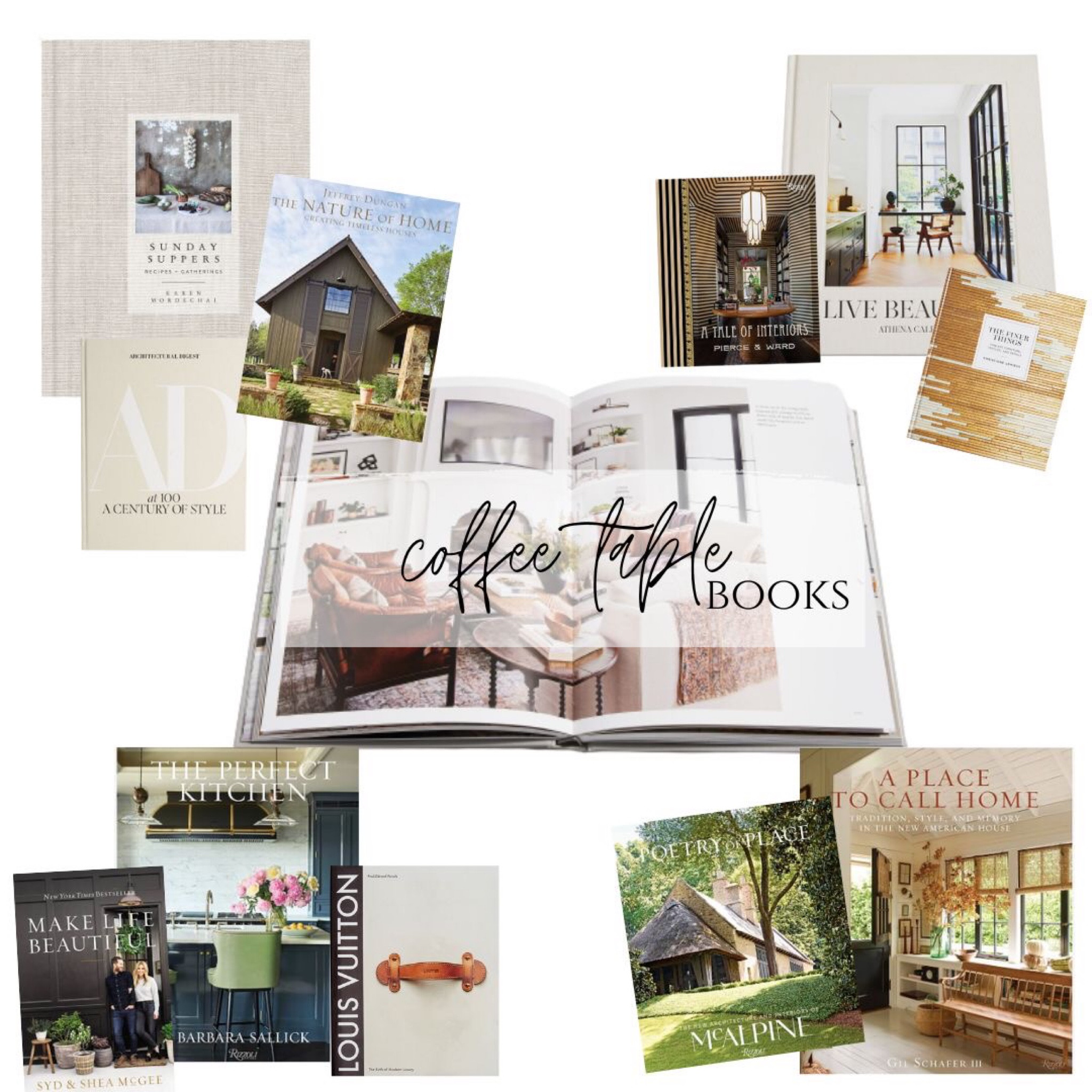Round up of some of my most favorite coffee table books! Great for styling your nightstands, coffee tables, kitchen island & shelves, dressers and entry way tables. Beautiful books are always a go-to for me when it comes to styling. 

#homedecor #giftguide #mcgee #styling #interiors

#LTKhome #LTKGiftGuide #LTKitbag
