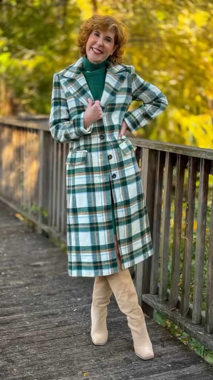 Sweater dress? YES!
Plaid wool coat? FOR SURE! 

This dress is 40% off right now at Talbots (sitewide sale)! It fits TTS and isn’t clingy! I’m wearing my normal XS. 

The plaid wool-blend coat is so chic and it’s from…Walmart! Great price! It’s LOW in stock, so act fast if you want it!



#LTKSeasonal #LTKStyleTip #LTKWatchNow