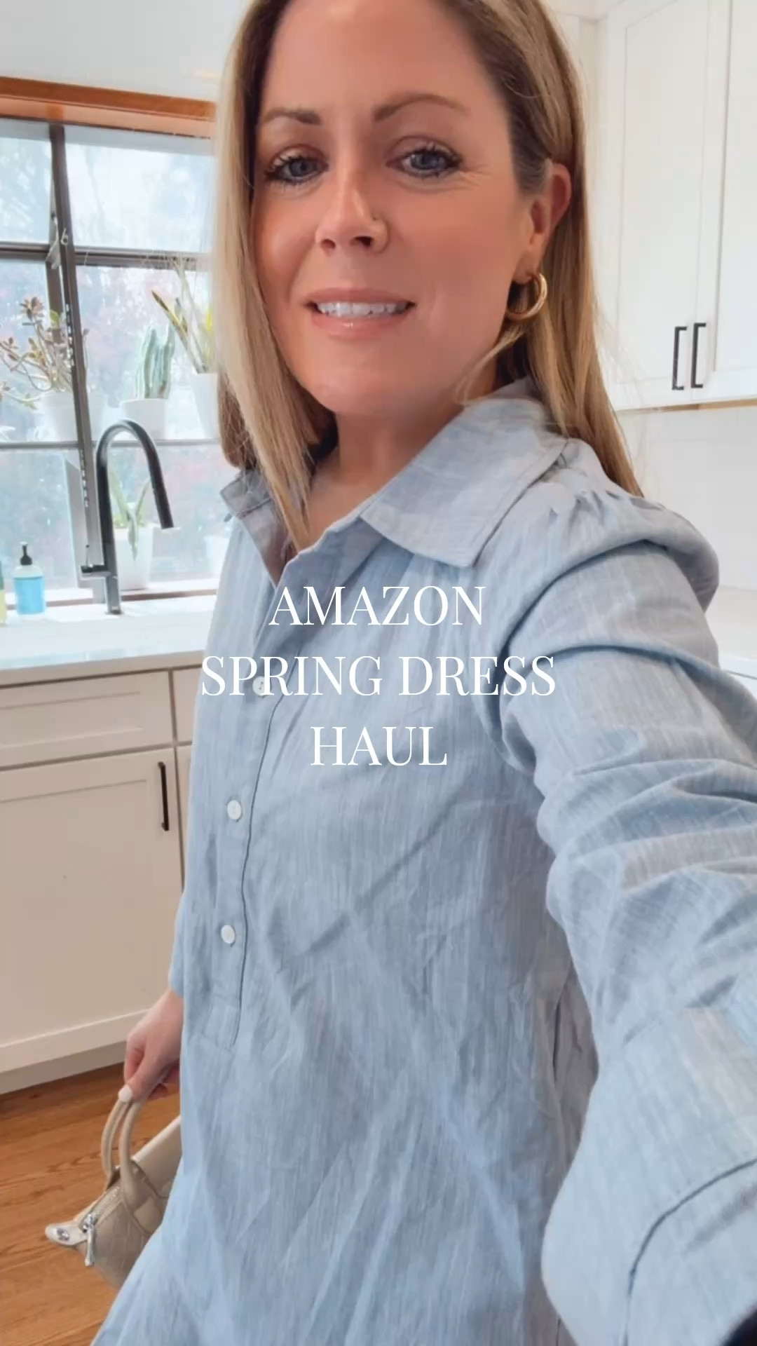 Amazon Spring Dress Haul! Wearing an XS in this one. A linen cotton blend - great quality! Great for work, Easter, more elevated spring event, etc. 

#LTKootd #LTKPetite #LTKSeasonal