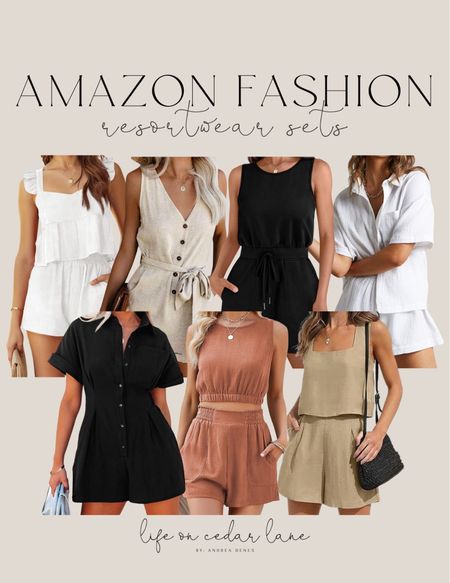Amazon Fashion - Rompers and two-piece sets make getting ready a breeze and are perfect for looking pulled together in a snap! #amazonfashion #resort #twopieceset


#LTKstyletip