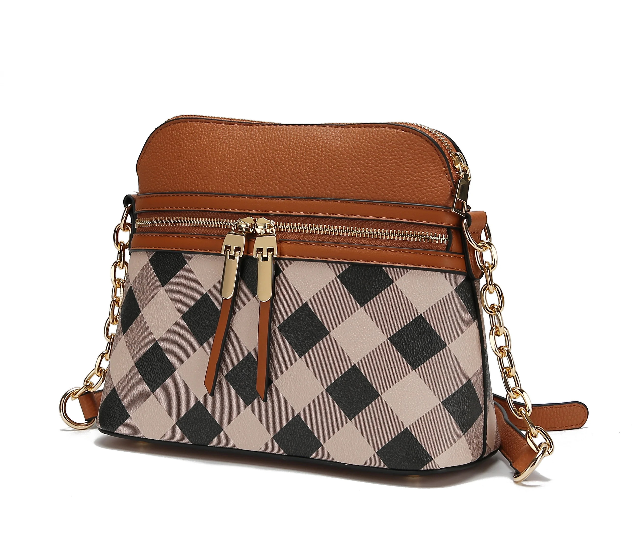 MKF Collection Suki Vegan Leather Women's Crossbody Bag, Effortless Shoulder Purse Pouch Handbag ... | Walmart (US)