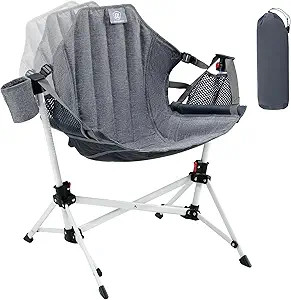EVER ADVANCED Kids Hammock Chair Foldable, Kids Camping Chair with Stand Portable, Hammock Swing ... | Amazon (US)