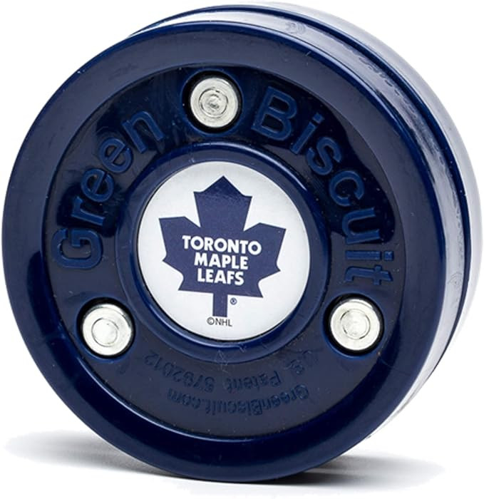 Green Biscuit NHL Pucks -Find Your Team! Hockey Training Puck, Stays Flat, Passing/Handling Stree... | Amazon (CA)