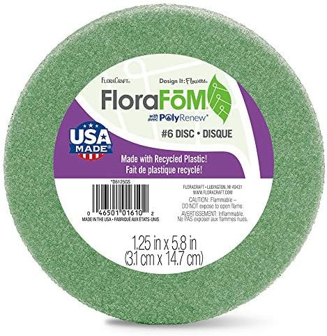 FloraCraft FloraFōM Disc 1.25 Inch x 5.8 Inch Green | Amazon (US)