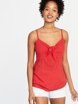 Sleeveless Tie-Front Cami for Women | Old Navy US