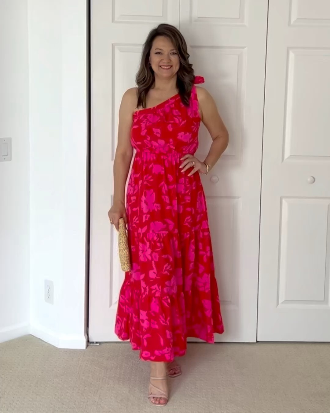 This budget friendly one shoulder maxi ruffle dress is perfect for showing a little skin but still providing lots of coverage. So whether it is a summer wedding, vacation, or date night you’ll look and feel absolutely gorgeous!

#LTKOver40 #LTKMidsize #LTKSaleAlert
