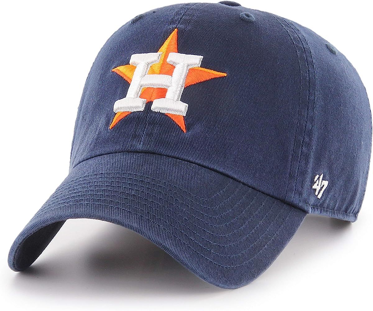 MLB Houston Astros '47 Brand Clean Up Adjustable Hat, One Size | Amazon (US)