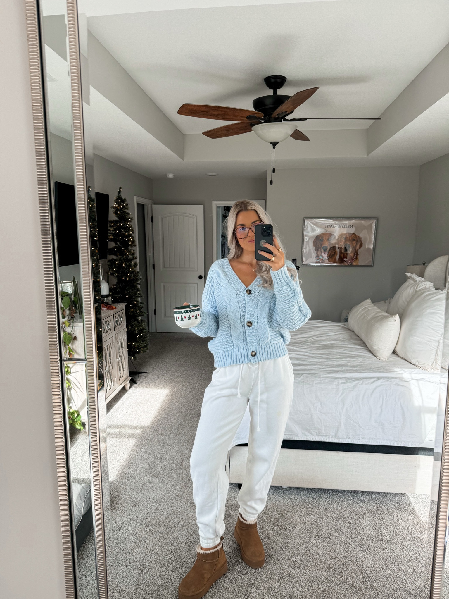 code KIRAMAE15 for the cardigan! i’m in a small :) joggers are old so linking similar! 

the return policy for Baltic Born is store credit only (i 110% loved everything ive ever ordered from them🙂‍↔️) but i've also made the mistake of not checking before from different stores so i just want to keep ya in the loop! lmk if you have any Qs :)

#LTKHoliday #LTKFindsUnder50 #LTKStyleTip