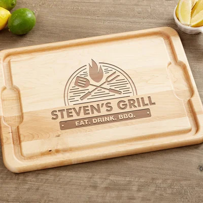 The Grill Personalized Maple Cutting Board | Wayfair North America