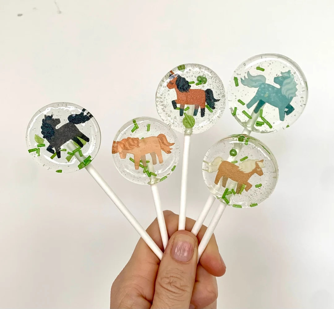 Lolli Pferd Pony / Essbare Cupcake Topper / Muffin Stecker / Cake Topper Tortendeko Mitgebsel Geb... | Etsy (DACH)