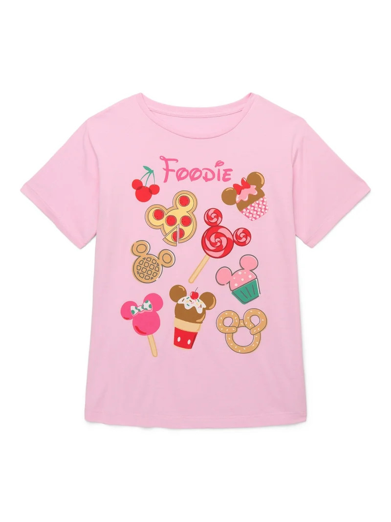 Disney Food Girls Short Sleeve Graphic T-Shirt, Sizes 4-16 | Walmart (US)