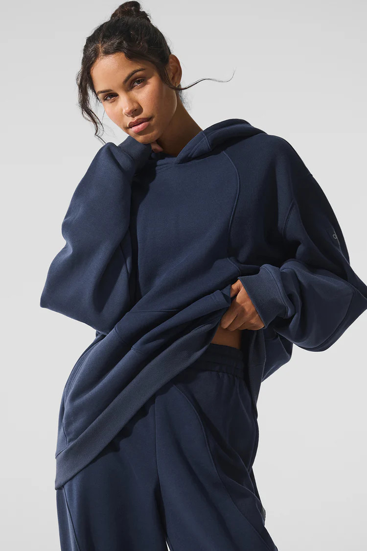 Make Waves Hoodie - Navy Tonal | Alo Yoga (US)