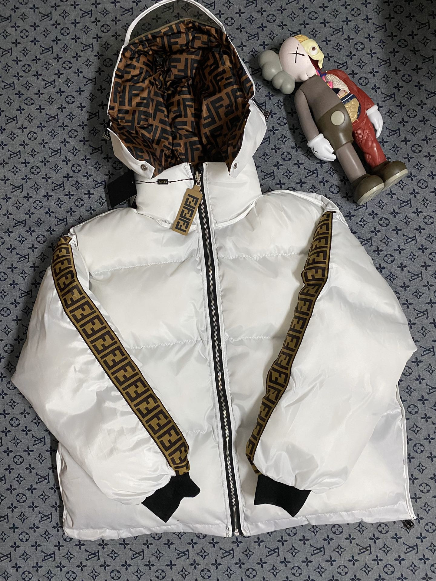 Mens Black Purffer Jacket Parka Coat Double Sided Down Jacket Warm And Windproof Outerwear Thicke... | DHGate