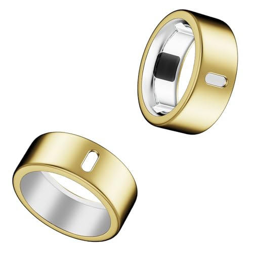 Cover Compatible for Oura Ring Gen 4/Gen 3 Horizon/Gen 3 Heritage,(NOT Compatible with Oura Ring 4-Ceramic), Charging Directly,Rugged TPU Finger Protector for Workout Women Men-Gold+Gold-Size 9 | Amazon (US)