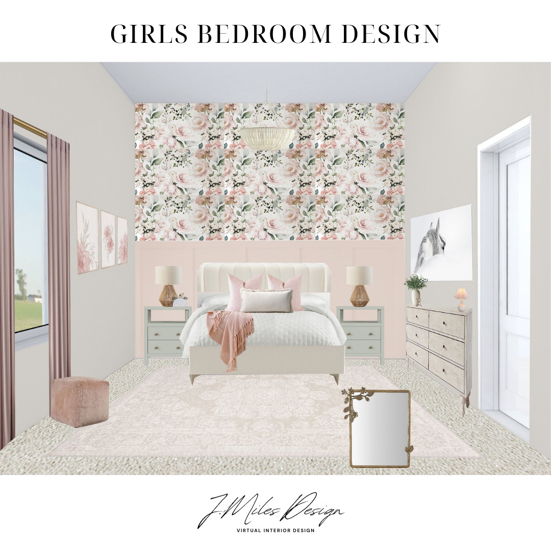 ✨ Pretty in Pink ✨

This dreamy girls’ bedroom design is all about soft blush tones, layered textures, and a touch of floral charm. From the statement wallpaper to the cozy rug and chic accents, it’s the perfect mix of sweet + sophisticated. 💕

#GirlsBedroom #RoomRefresh #InteriorInspo #PrettyInPink #BedroomGoals #FloralWallpaper #NeutralHome #PinkAesthetic #BedroomDesign  

 #LTKHome #LTKKids #LTKFamily