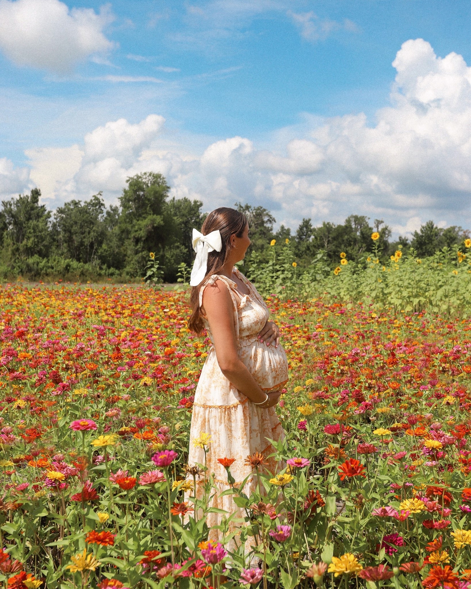 floral maternity dress for spring and summer 

#LTKBump