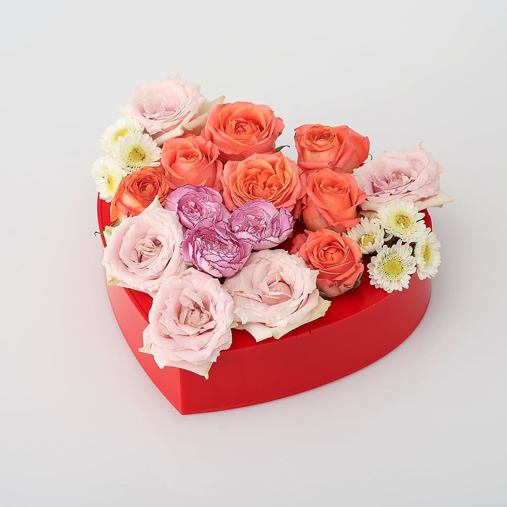Heart Vase, Acrylic Flower Vase for Dining Table, Decorative Vase for Wedding, Aestic Vase for Ta... | Amazon (US)