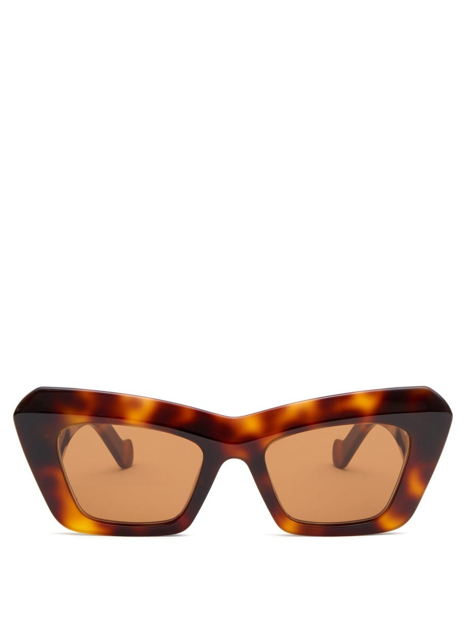 Anagram cat-eye tortoiseshell-acetate sunglasses | LOEWE | Matches (APAC)