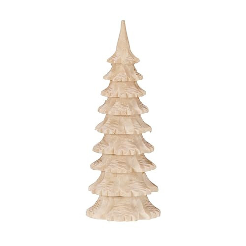 Creative Co-Op Carved Wood Tree Decor, Natural | Amazon (US)