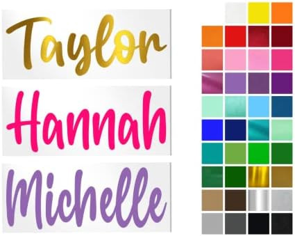 Vinyl Name Decal for Yeti Cup, Tumbler, Water Bottle, Laptop, car Window or Other Hard and Smooth Su | Amazon (US)