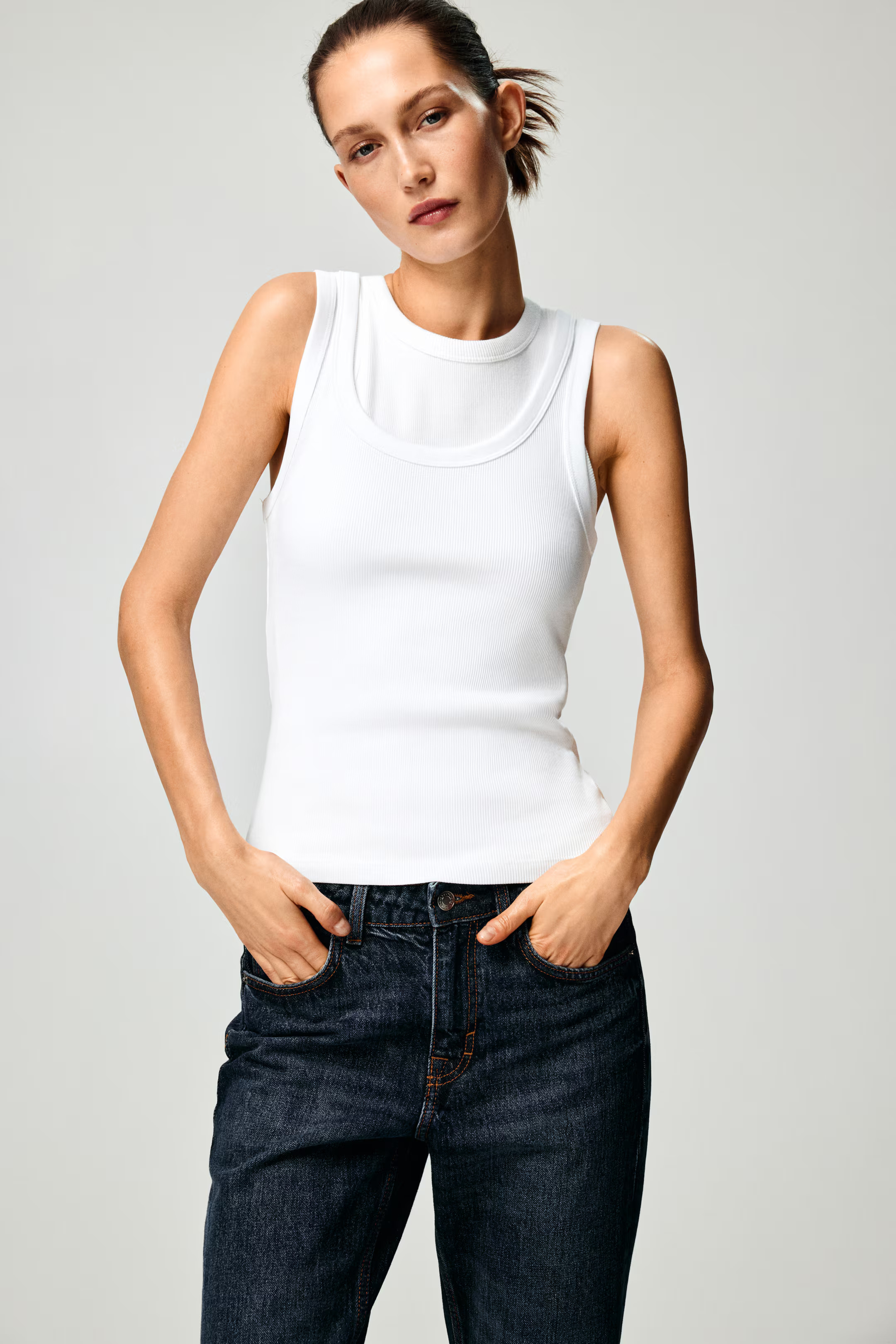 Ribbed Tank Top | H&M (US + CA)