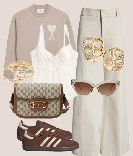 Neutral outfit idea
Gucci bag
Adidas sneakers 

#LTKStyleTip #LTKWorkwear #LTKShoeCrush