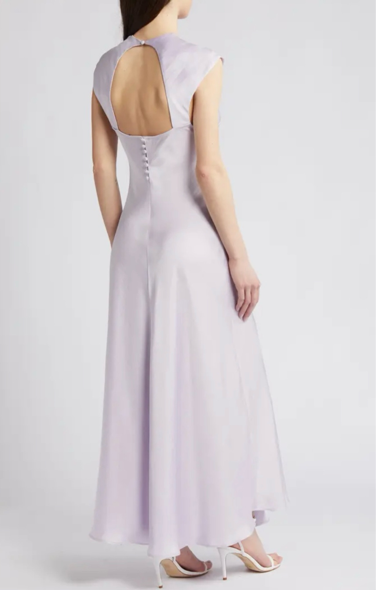 Selling out fast! Peggy Satin Maxi Dress Bardot in soft lilac color 

Glossy satin hugs your curves in this gorgeous maxi-length dress designed in a sleeveless silhouette with an airy cutout at the back.

53" length (size 8)
Back button-and-loop closure
Jewel neck
Sleeveless
Lined
100% polyester


Wedding guest dress, dress, special occasions, event, wedding


#LTKFindsUnder50 #LTKWedding #LTKStyleTip