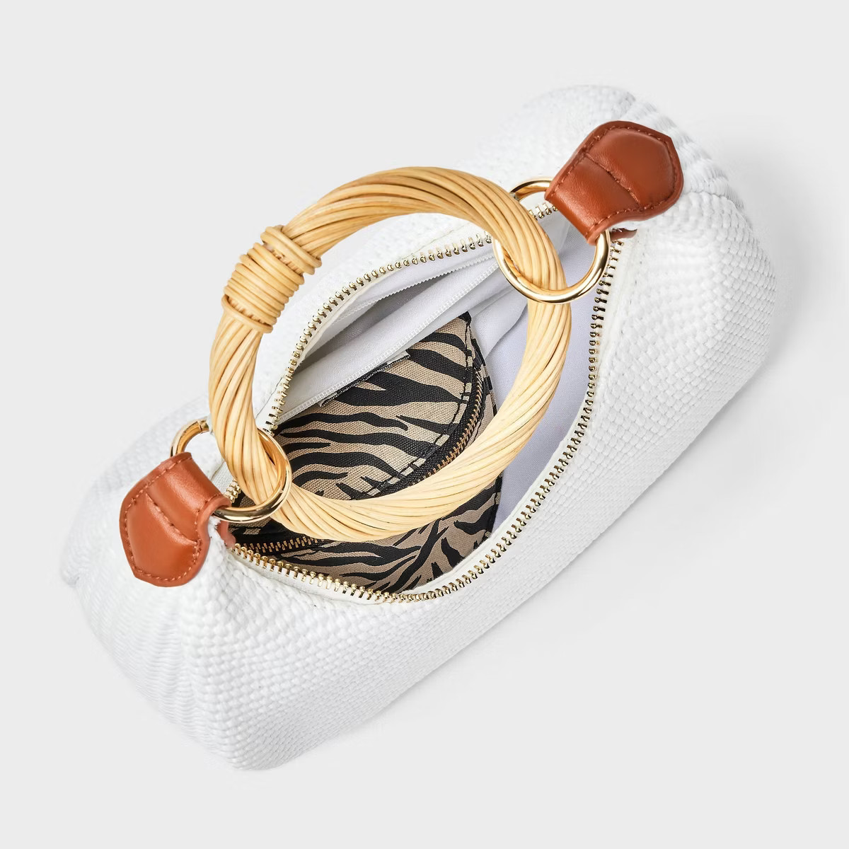 Straw Bracelet Bag - A New Day™ White | Target