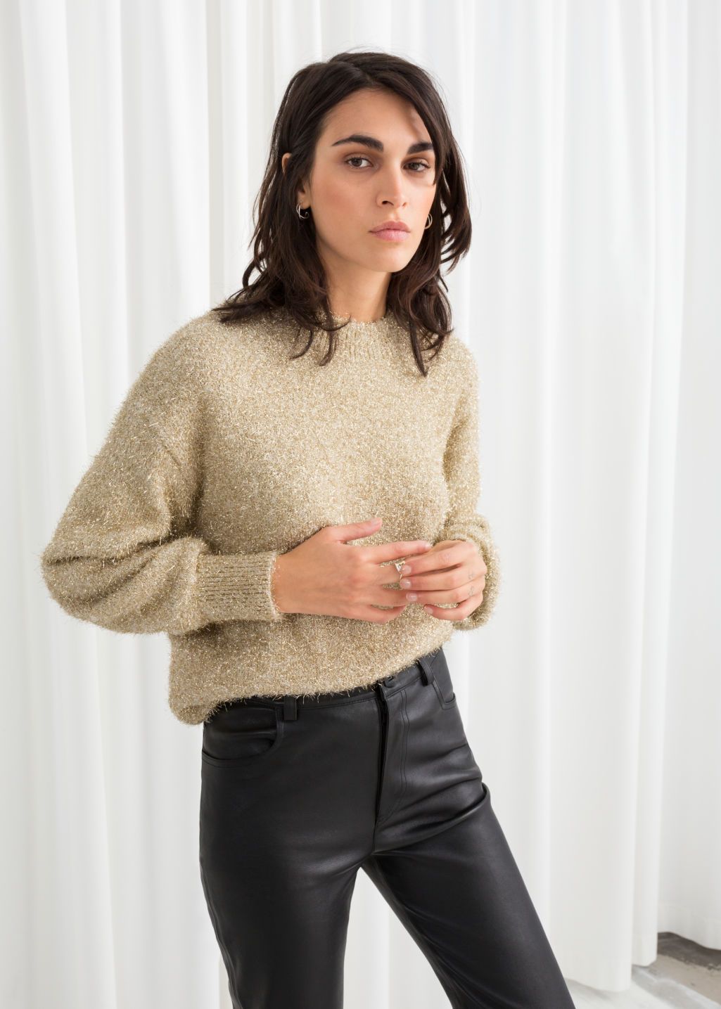 Fuzzy Metallic Sweater | & Other Stories (EU + UK)