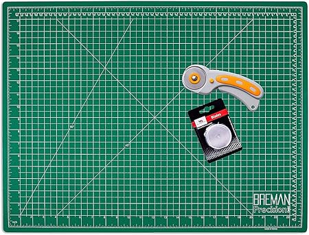 WA Portman Rotary Cutter and 18x24 Inch Self Healing Cutting Mat - Comfort Grip Rotary Cutter and... | Amazon (US)