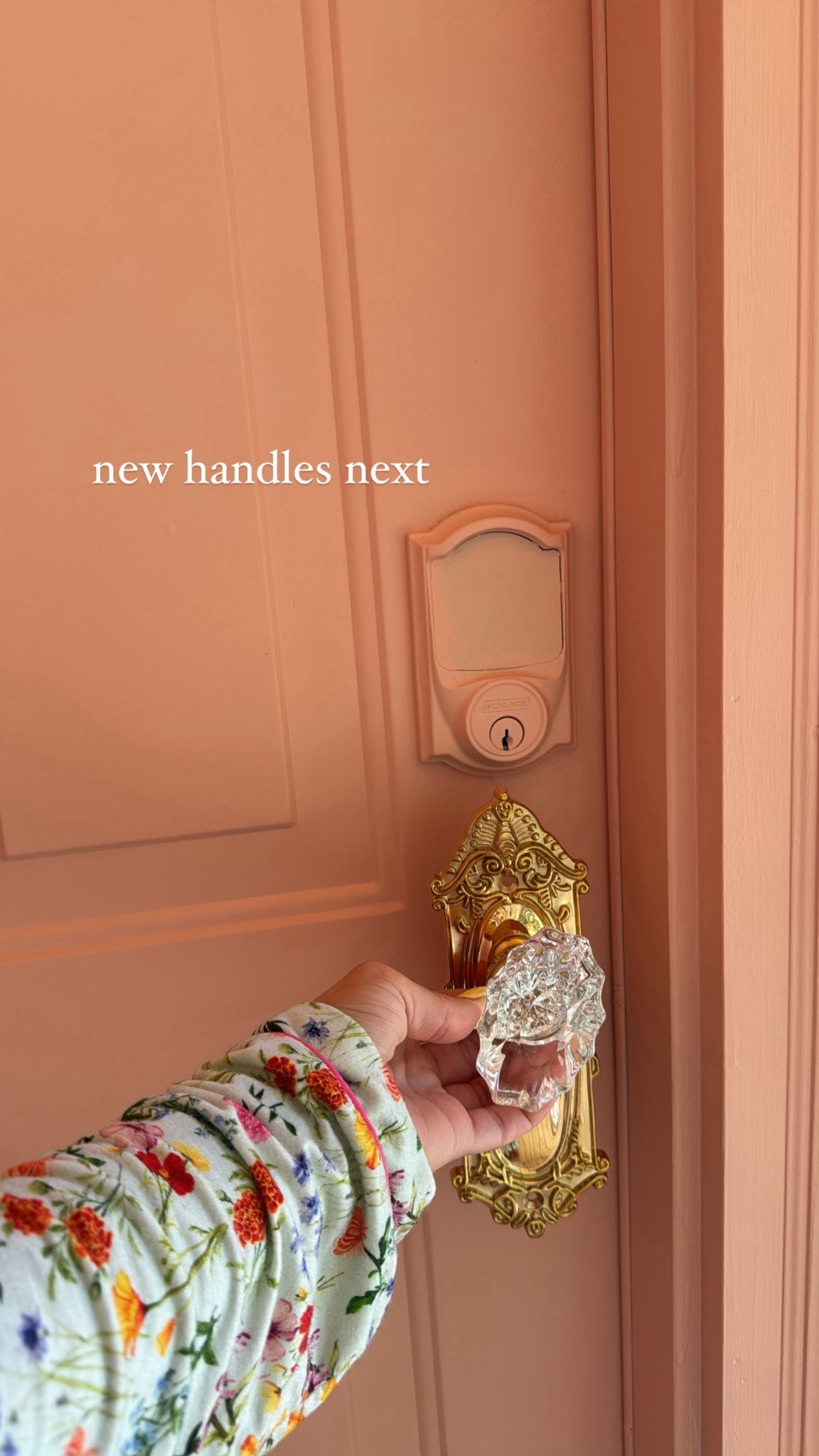 new handles for the back door 🤍