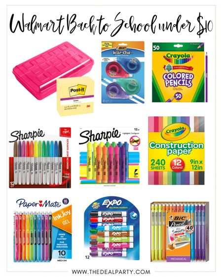 Walmart Back to School Supplies | Walmart School Supplies 

#LTKunder50 #LTKBacktoSchool #LTKkids