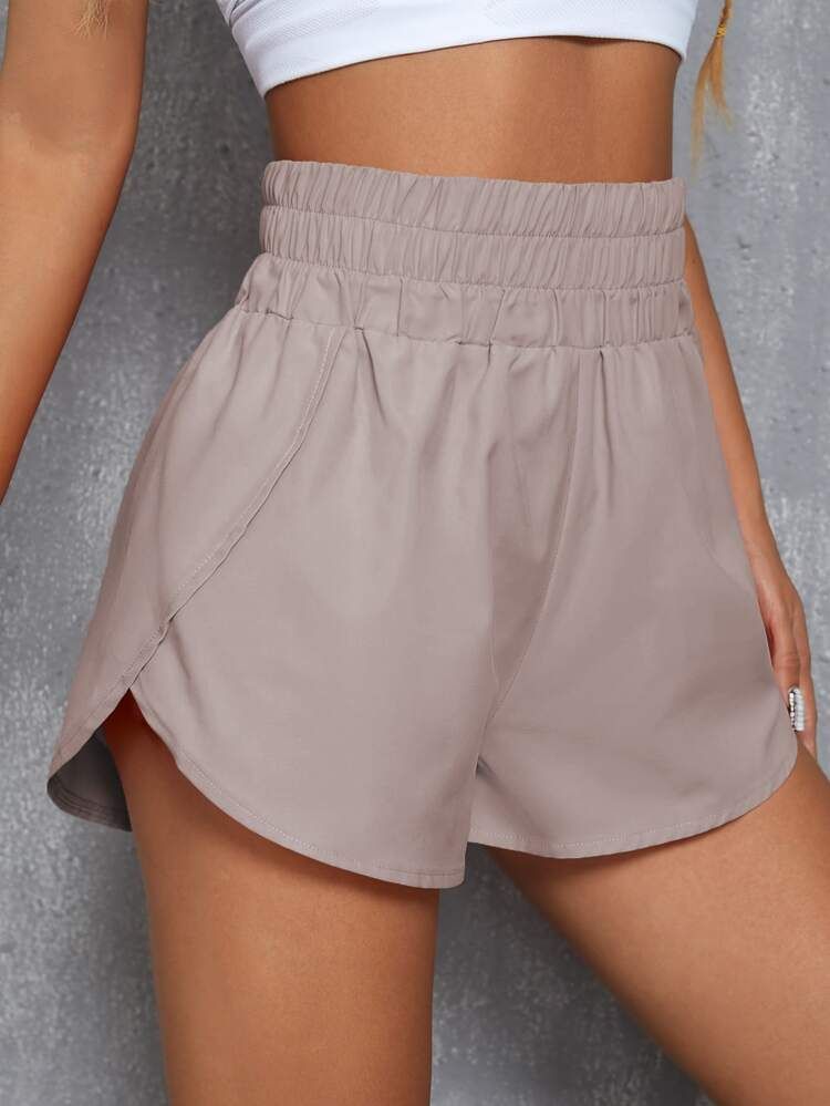 Wrap Detail Sports Shorts | SHEIN