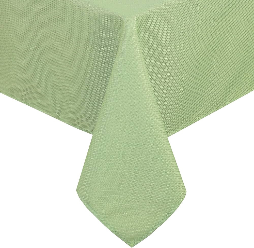 DWCN Rectangle Textured Tablecloth Waterproof Antiwrinkle SpillProof Jacquard Table Cloth, Decora... | Amazon (US)
