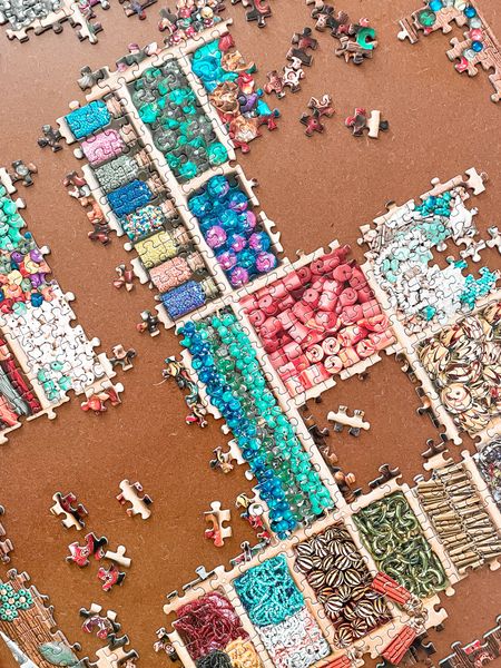 Bead collection, puzzle board, jigsaw puzzle, hobby, arts and crafts, 1000 piece puzzle, travel project, vacation project

#LTKhome #LTKunder50 #LTKtravel