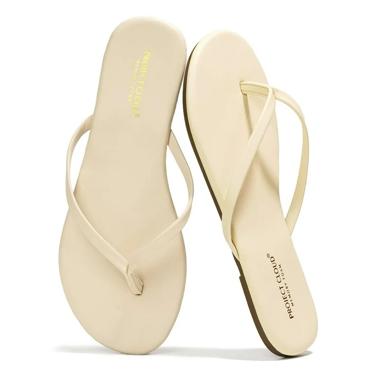 Project Cloud Sandals for Women - Slip Resistant, Women Flip Flop (Foundations) | Walmart (US)