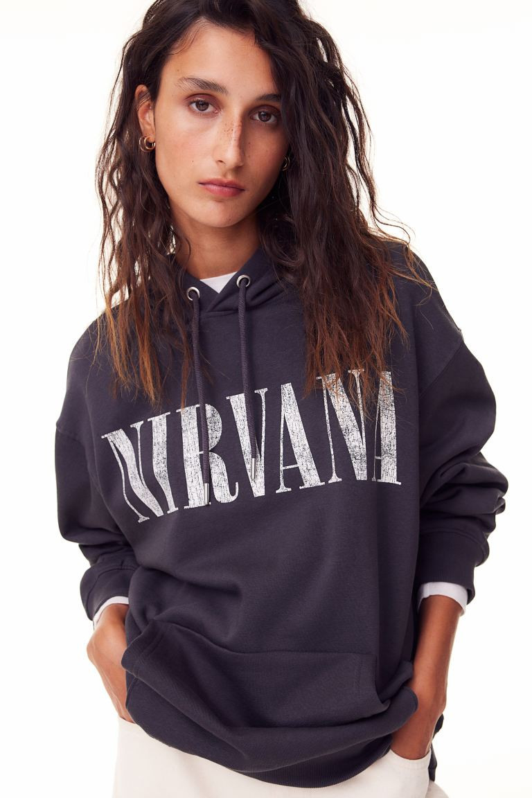 Hoodie with Motif | H&M (US + CA)