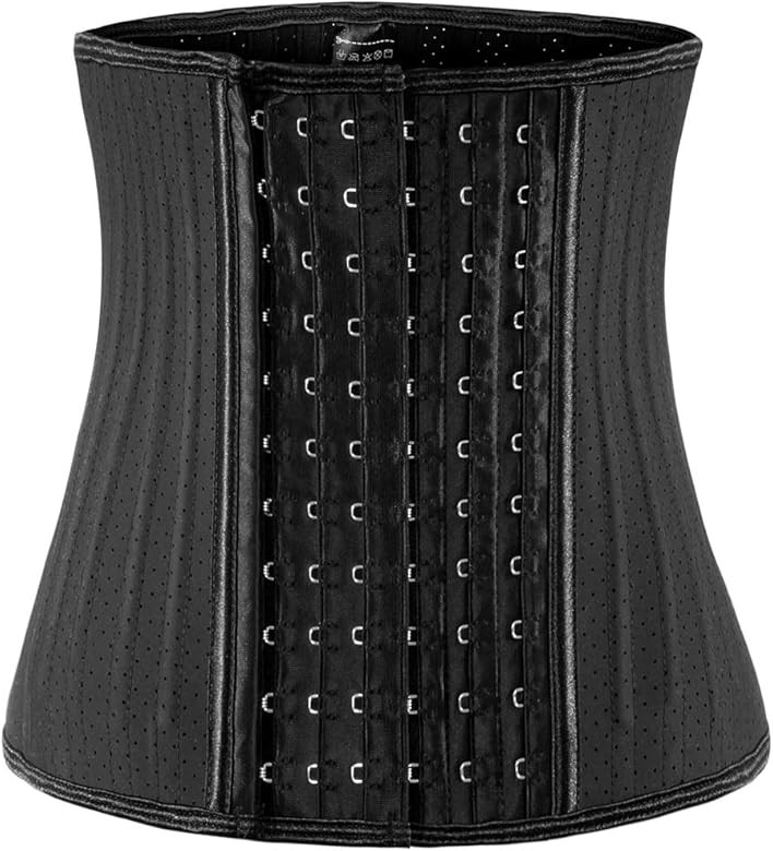 Waist Trainer for Women Corset Cincher Body Shaper Girdle Trimmer with Steel Bones Extender | Amazon (US)