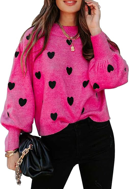 ANCAPELION Women’s V Neck Sweater Pullover Leopard Long Sleeve Basic Color Block Jumper Casual ... | Amazon (US)