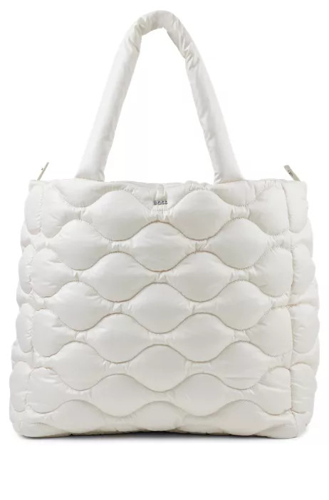 QUILTED SHOPPER BAG WITH LOGO DETAIL | Hugo Boss (UK)