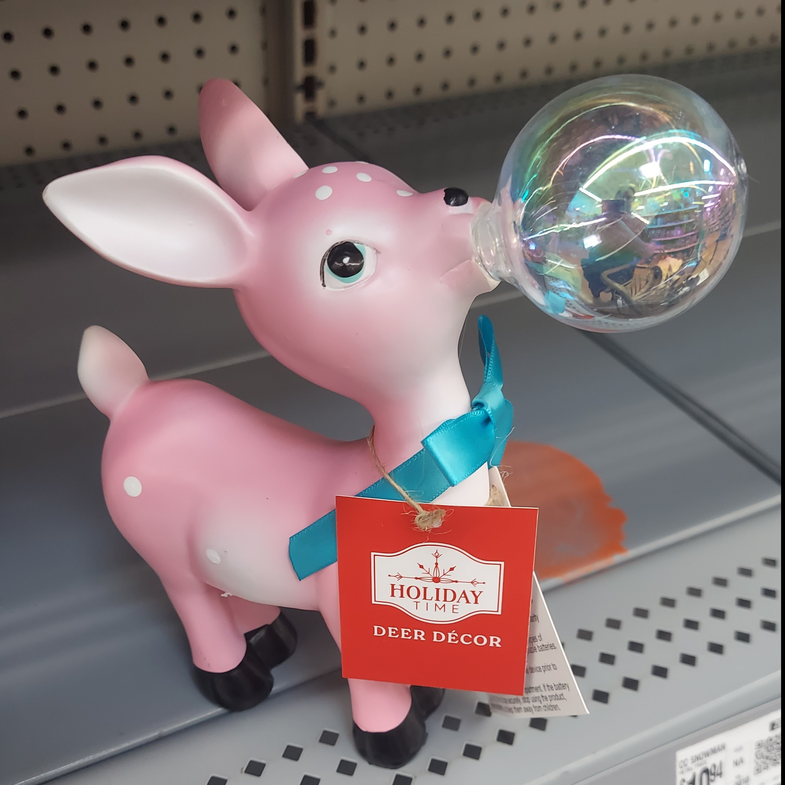 Even pink reindeer are part of the bubble trend. 

#LTKSeasonal #LTKHome