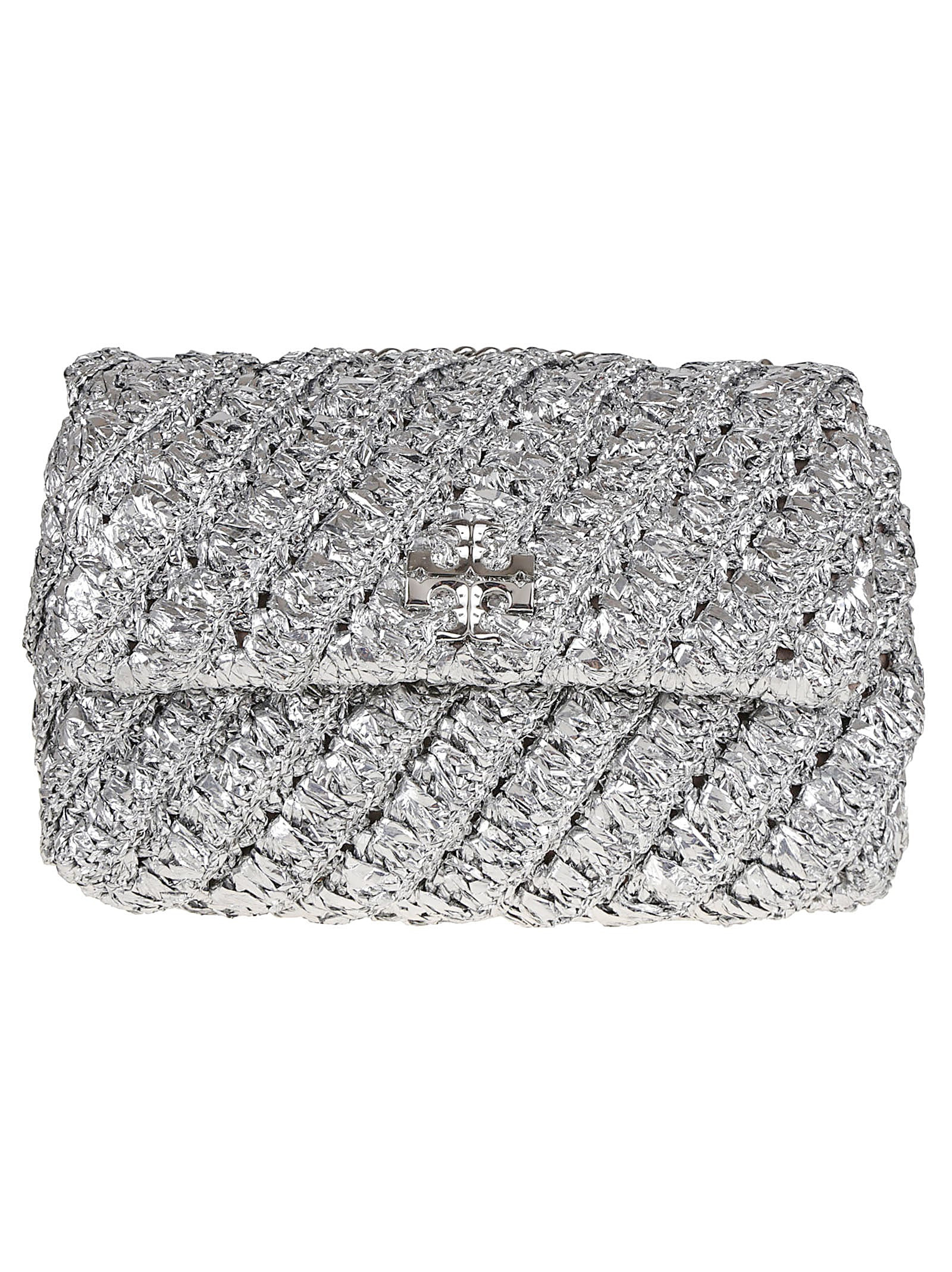 Tory Burch Kira Woven Small Convertible Shoulder Bag | Italist.com US