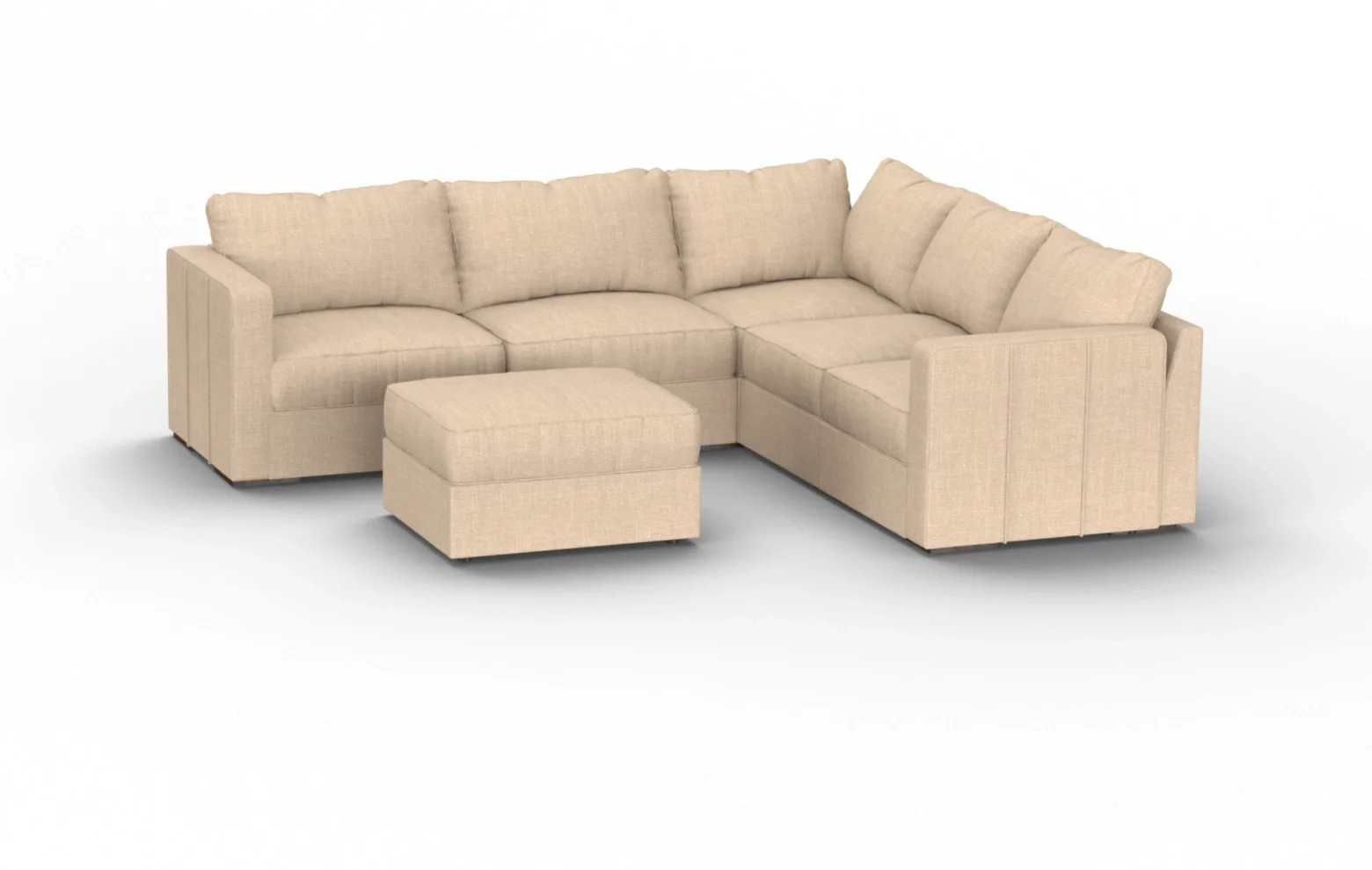 Lovesac 6 Seats (1 Deep) + 8 Sides (5 Angled + 1 Deep Angled) Sactional | Lovesac