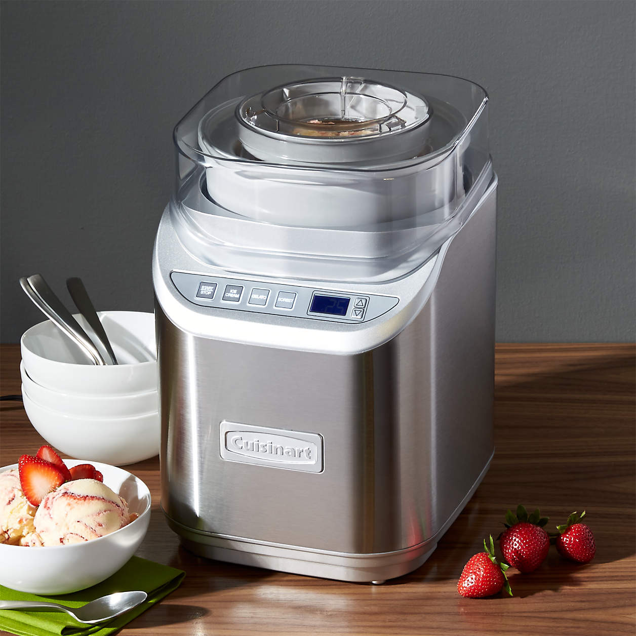 Cuisinart Cool Creations Ice Cream Maker + Reviews | Crate & Barrel | Crate & Barrel