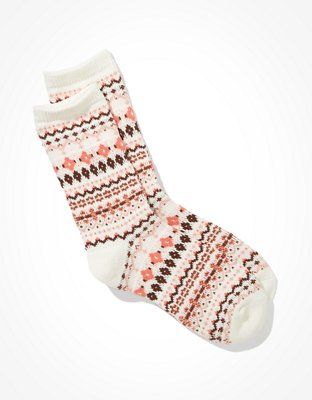 AE Fairisle Crew Sock | American Eagle Outfitters (US & CA)