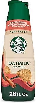 Starbucks Non-Dairy Brown Sugar Cinnamon Flavored Creamer, Oatmilk Coffee Creamer, Inspired By Br... | Amazon (US)