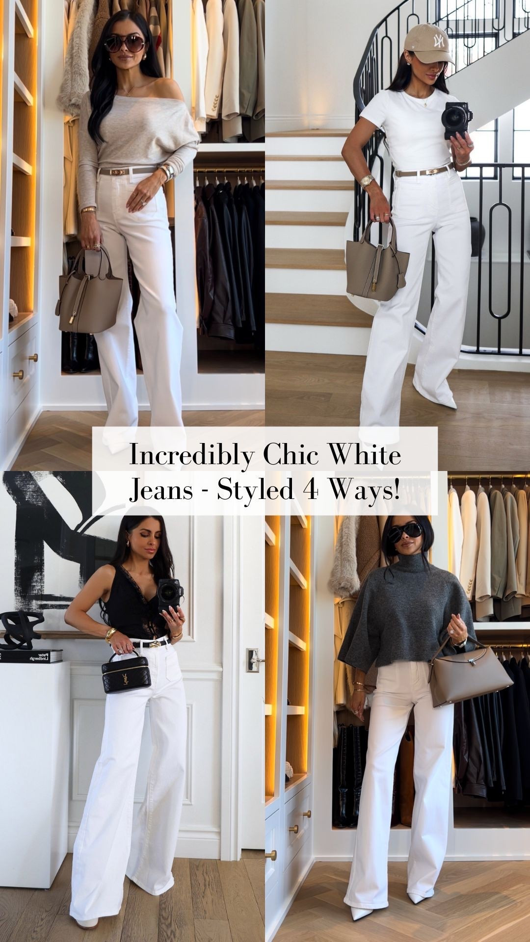 Styling the most flattering white jeans I own - these wide leg jeans look great on anyone
Frame white denim wearing a 24

Spring transition outfits, spring outfit ideas 



#LTKOver40 #LTKootd #LTKPetite